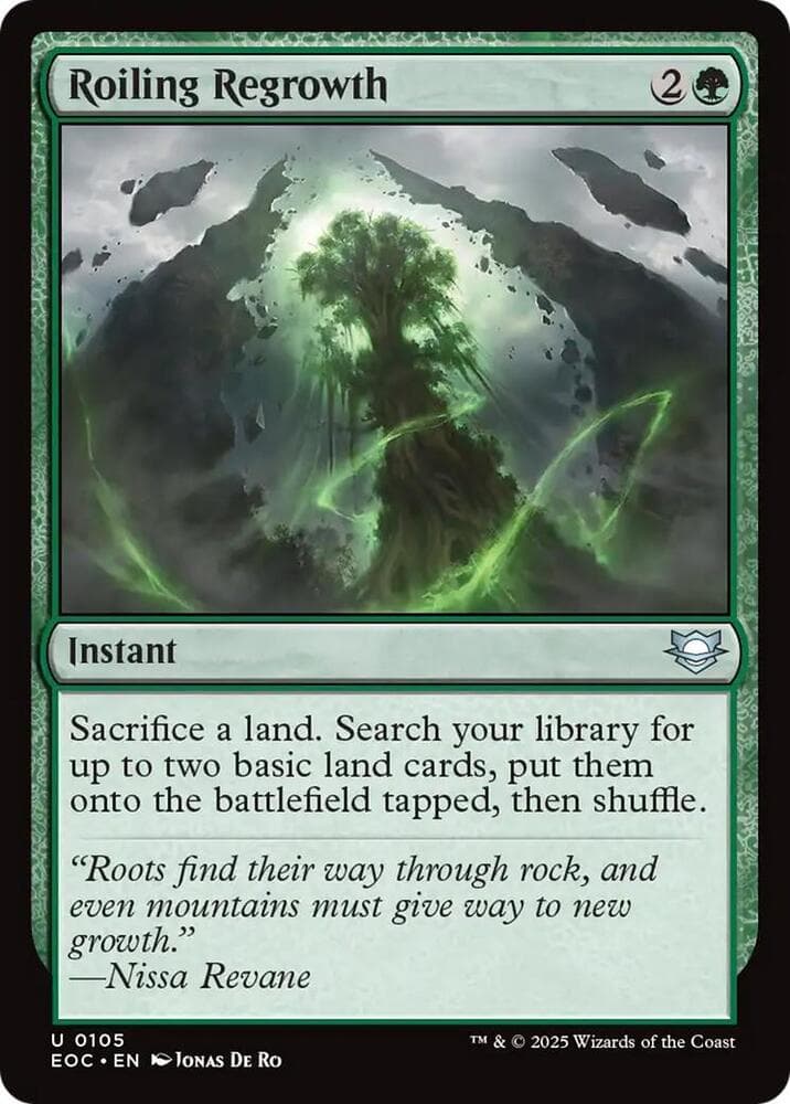 Roiling Regrowth