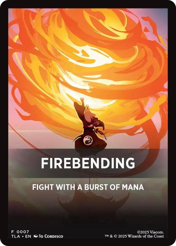 Firebending Theme Card (0007)