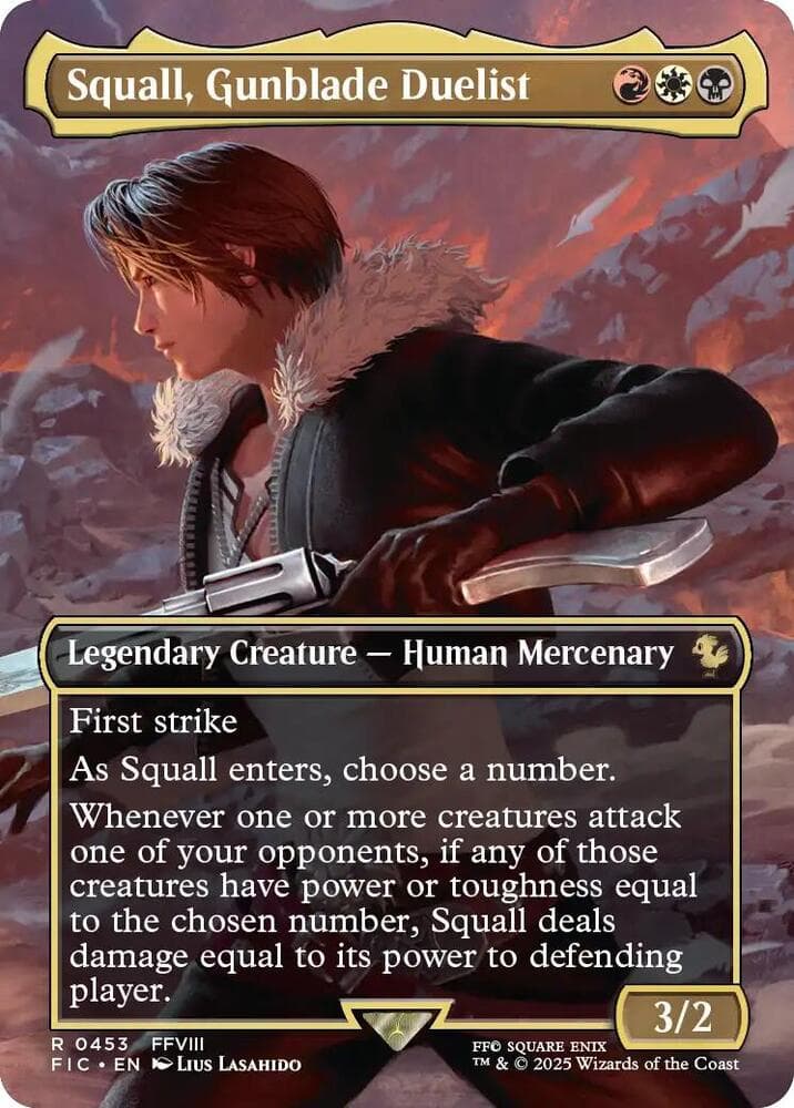 Squall, Gunblade Duelist (Borderless)