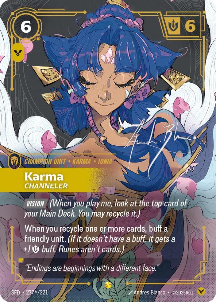 Karma, Channeler (Signature)