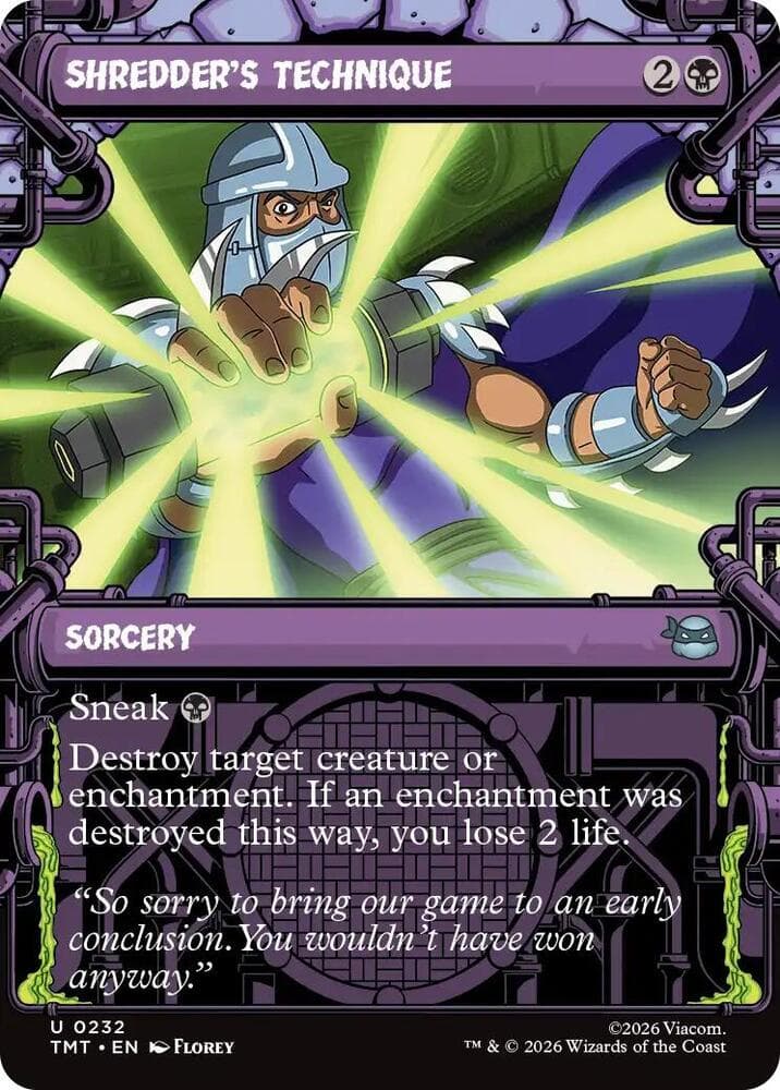 Shredder's Technique (Showcase)