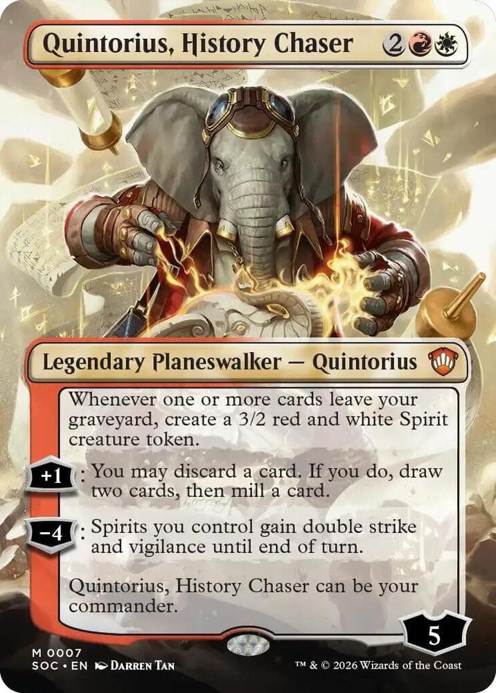 Quintorius, History Chaser (Borderless)