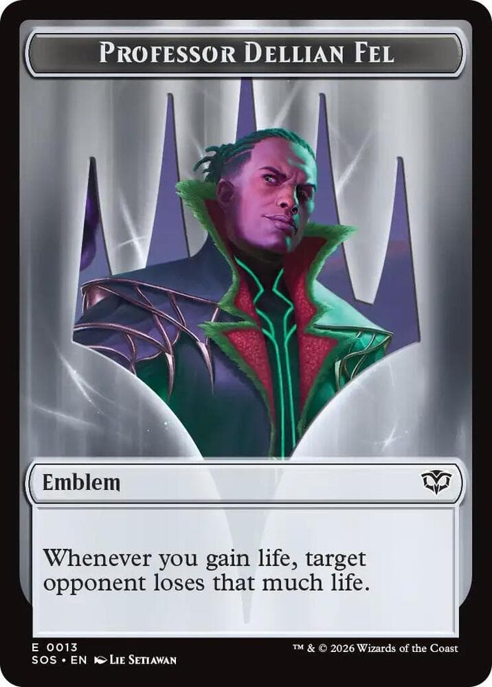 Emblem - Professor Dellian Fel  // Pest (0008) Double-Sided Token