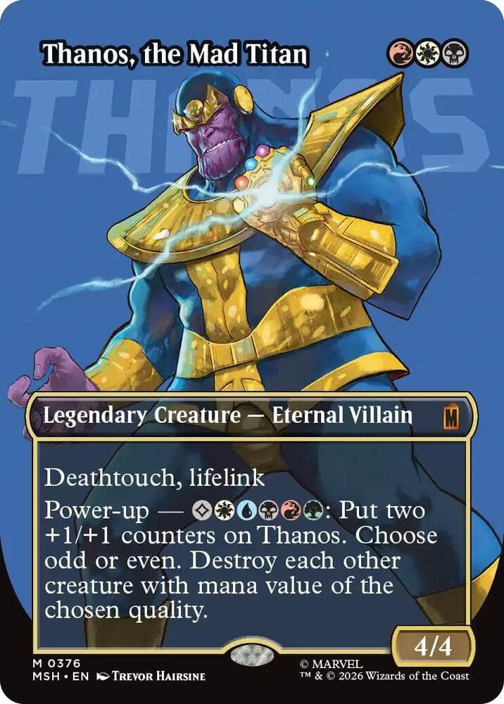 Thanos, the Mad Titan (Borderless) (0376)