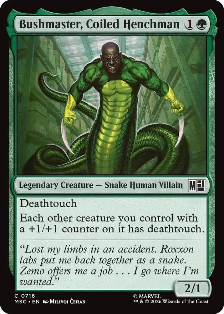 Bushmaster, Coiled Henchman