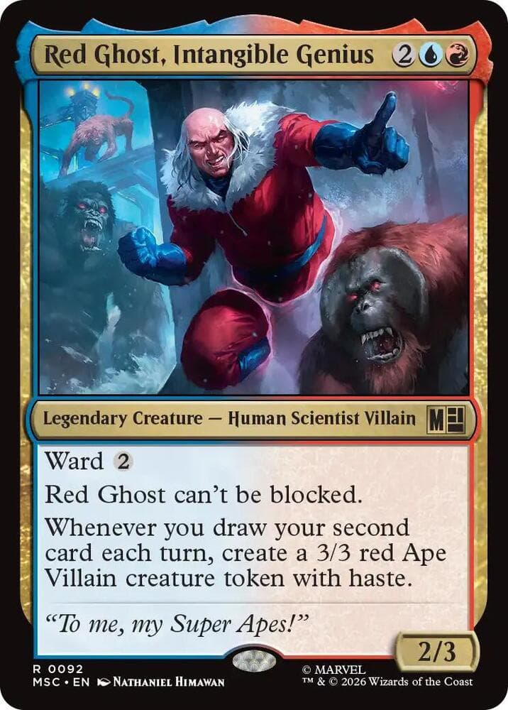 Red Ghost, Intangible Genius