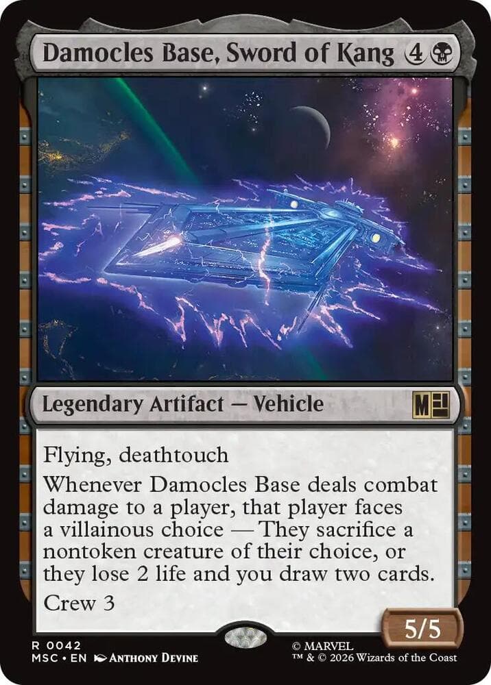 Damocles Base, Sword of Kang (Surge Foil)