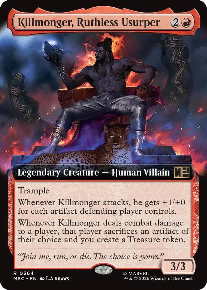 Killmonger, Ruthless Usurper (Extended Art)