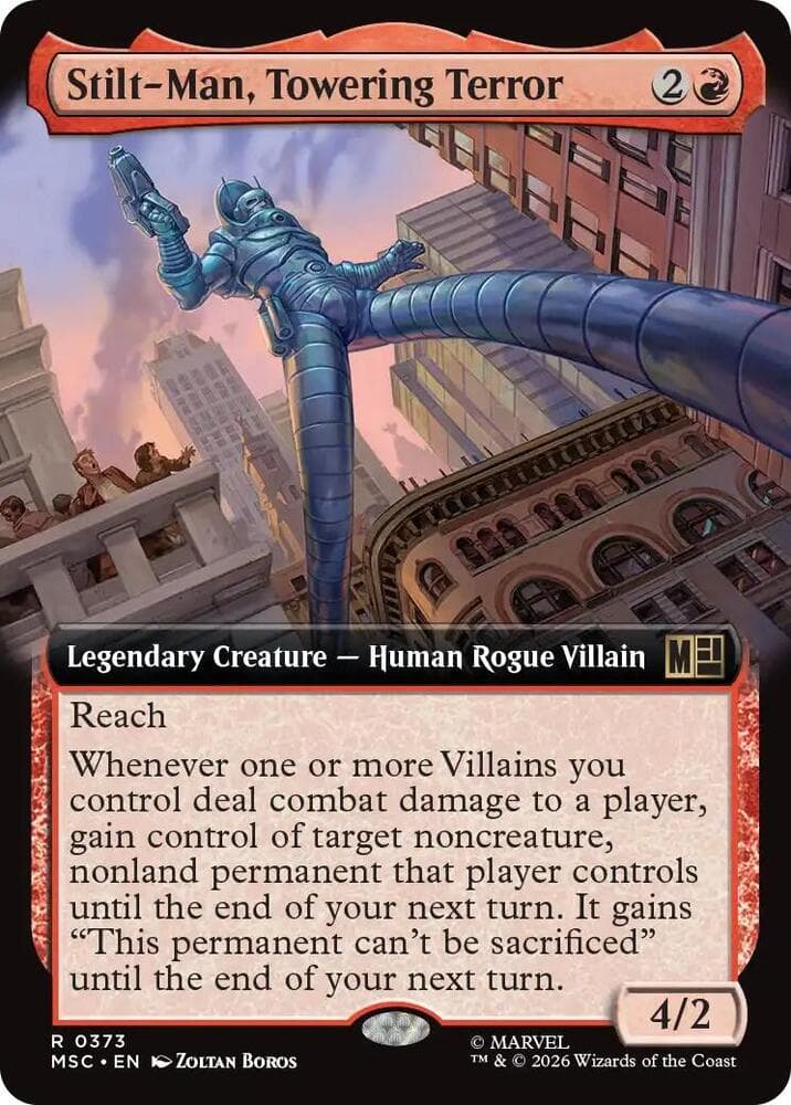 Stilt-Man, Towering Terror (Extended Art)