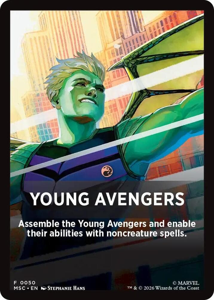 Young Avengers Theme Card (0050)