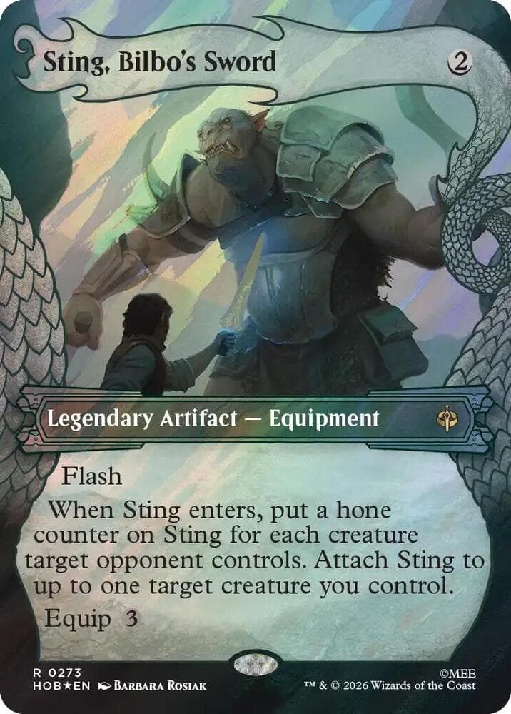 Sting, Bilbo's Sword (Showcase) (Surge Foil)