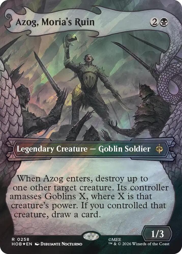Azog, Moria's Ruin (Showcase) (Surge Foil)