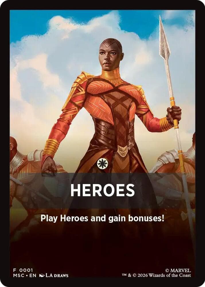 Heroes Theme Card