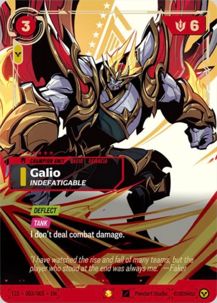 Galio, Indefatigable (T1 Worlds Champion Signature Edition Bundle)