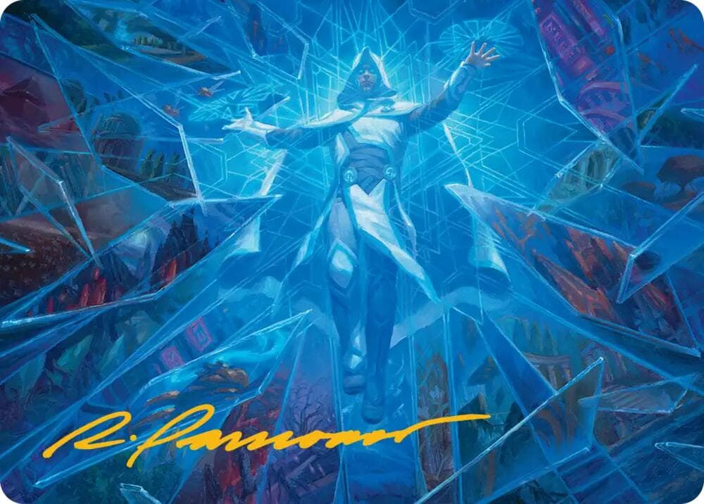 Overwrite the Multiverse Art Card (Gold-Stamped Signature)