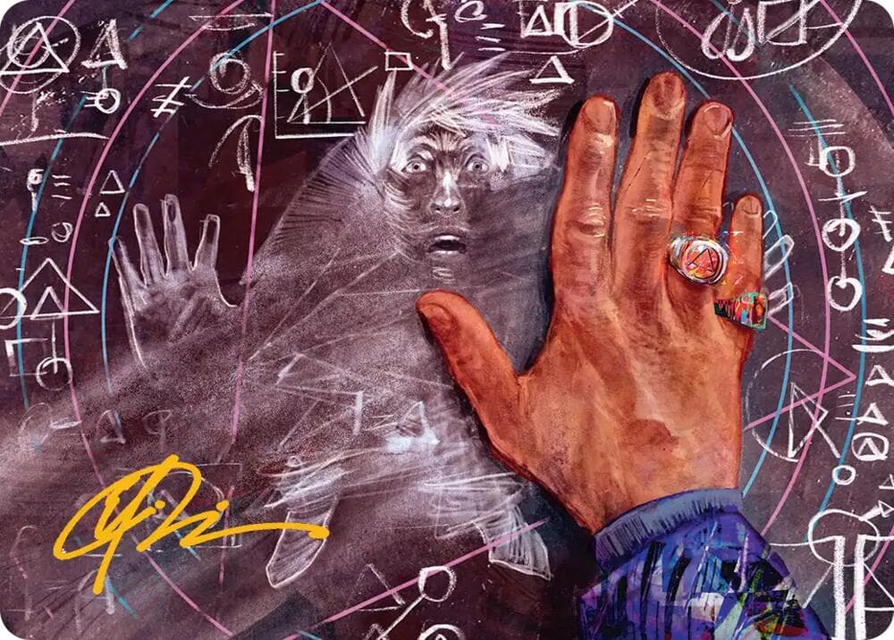 Solve for Disappointment Art Card (Gold-Stamped Signature)