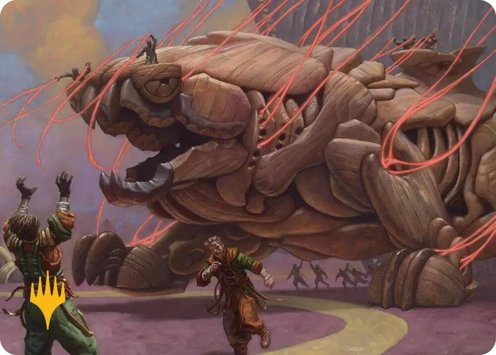 Craterclaw Colossus Art Card (Gold-Stamped)