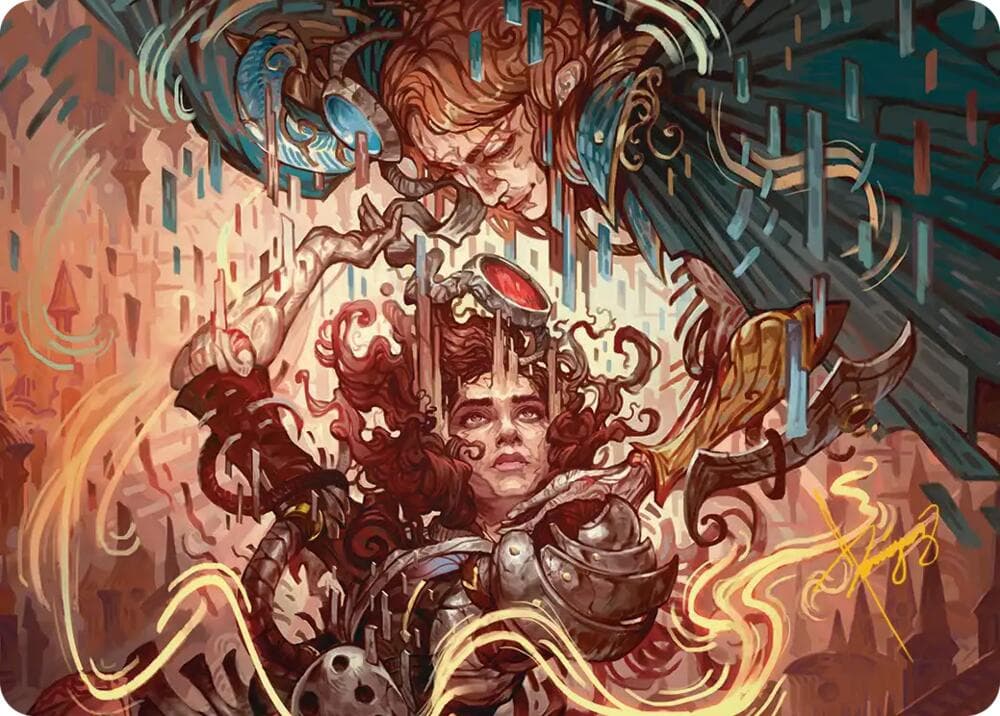 Identity Echo Art Card (Gold-Stamped Signature)