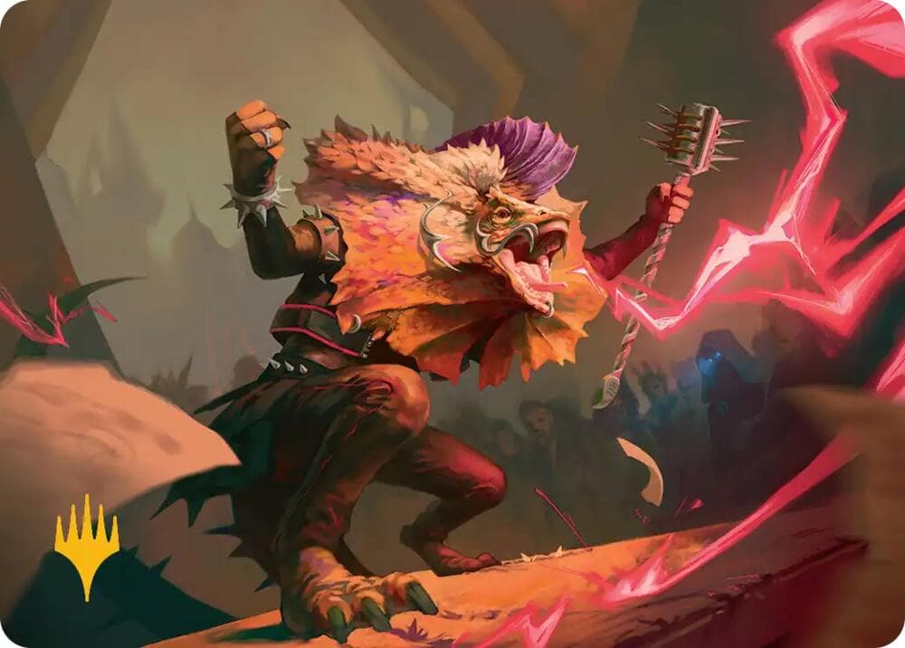 Master of Barbs Art Card (Gold-Stamped)