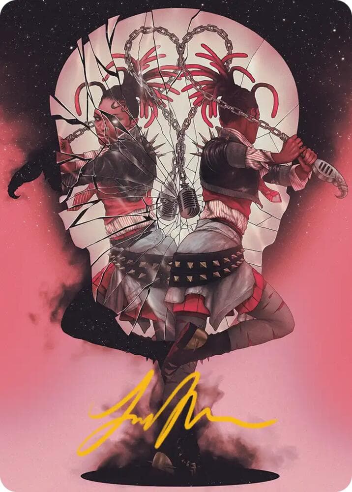 Face Yourself Art Card (Gold-Stamped Signature)