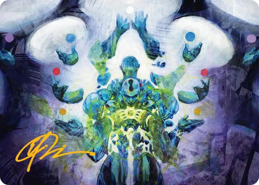 Avatar of Burgeoning Echoes Art Card (Gold-Stamped Signature)