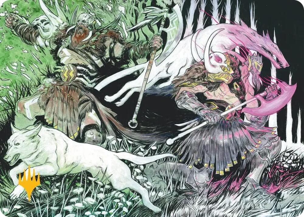 Ferocity of the Hunt Art Card (Gold-Stamped)