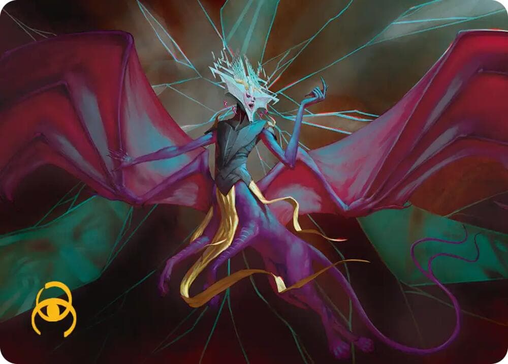 Ingris Stingerquill Art Card (Gold-Stamped Signature)