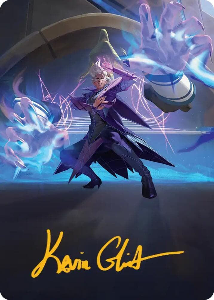 Null Summoner Art Card (Gold-Stamped Signature)