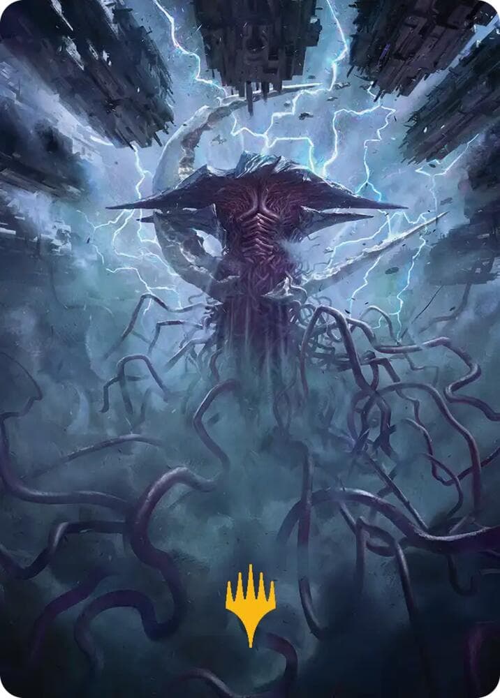 Emrakul, the Exigent Doom Art Card (Gold-Stamped)