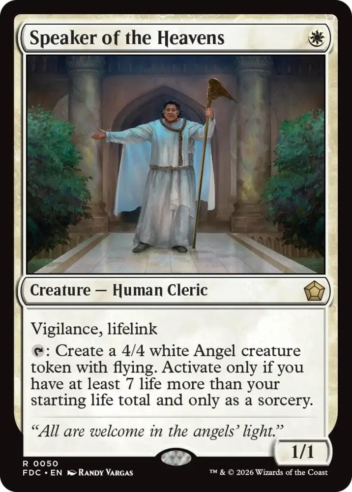 Speaker of the Heavens