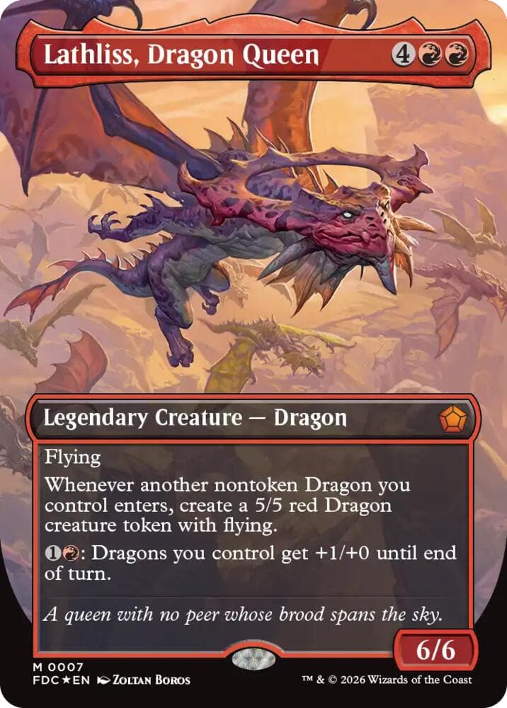 Lathliss, Dragon Queen (Borderless)