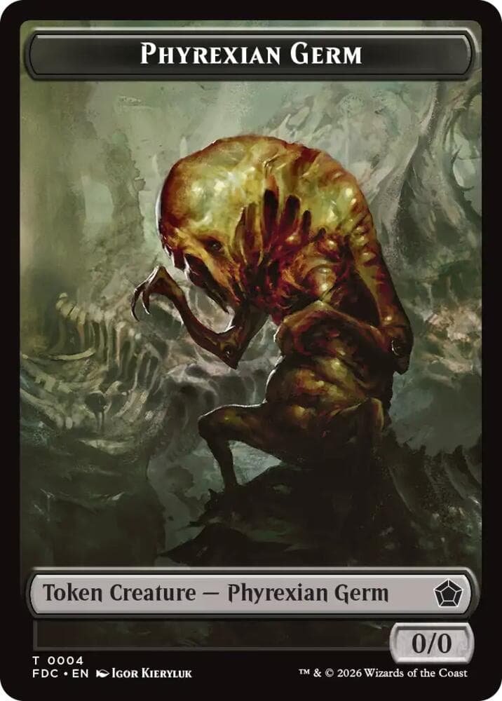 Phyrexian Germ // Phyrexian Beast Double-Sided Token