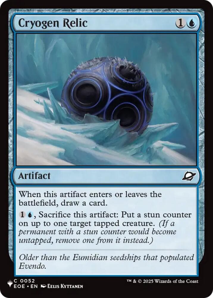 Cryogen Relic