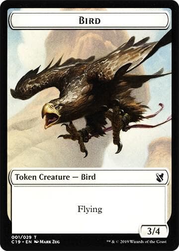 Bird (001) // Sculpture Double-Sided Token