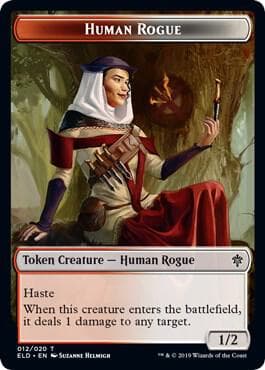 Human Rogue // Food (018) Double-Sided Token