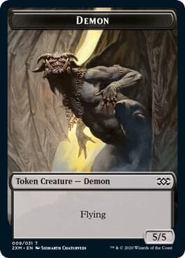 Demon // Elemental Double-Sided Token