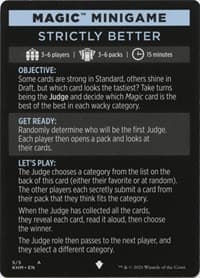 Magic Minigame: Strictly Better