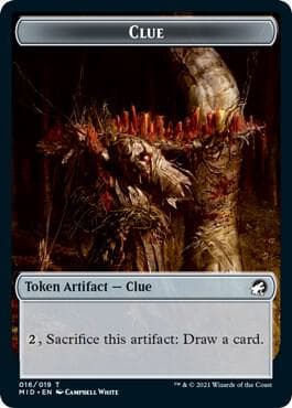 Clue // Emblem - Wrenn and Seven Double-Sided Token
