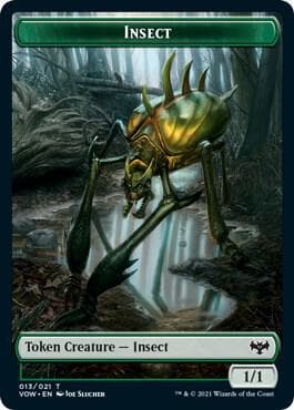 Insect // Human Soldier Double-Sided Token