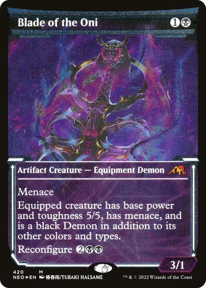 Blade of the Oni (Showcase) (Foil Etched)