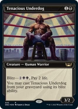Tenacious Underdog (Showcase) (Foil Etched)