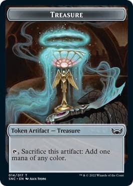 Treasure (014) // Wizard Double-Sided Token