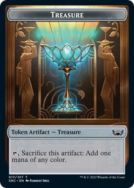 Treasure (017) // Wizard Double-Sided Token