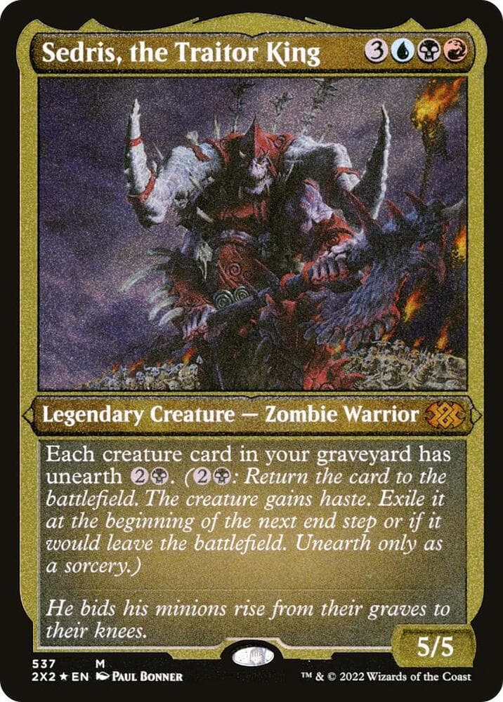 Sedris, the Traitor King (Foil Etched)