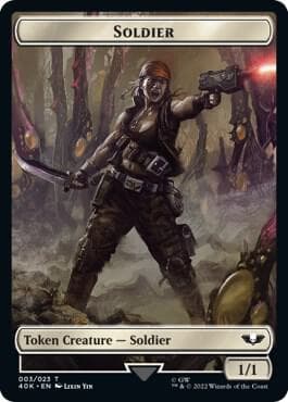 Soldier (003) // Ultramarines Honour Guard Double-Sided Token (Surge Foil)