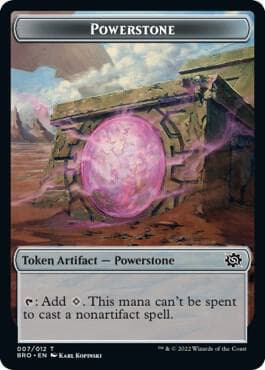 Powerstone // Soldier (008) Double-Sided Token