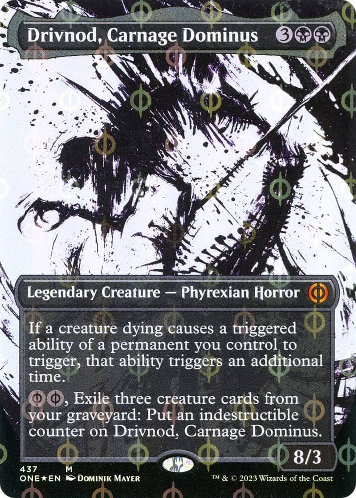 Drivnod, Carnage Dominus (Showcase) (Step-and-Compleat Foil)