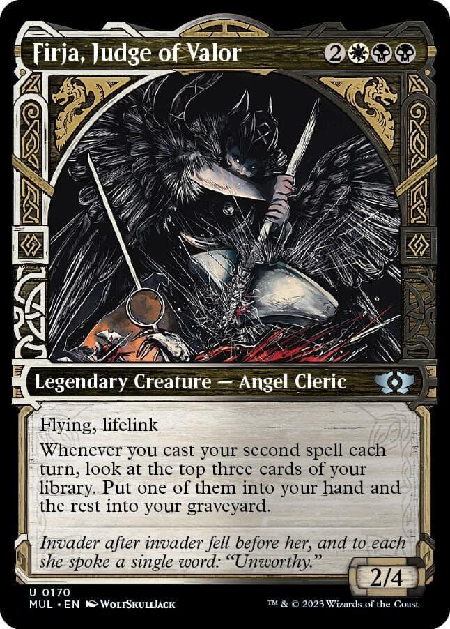 Firja, Judge of Valor (Halo Foil)