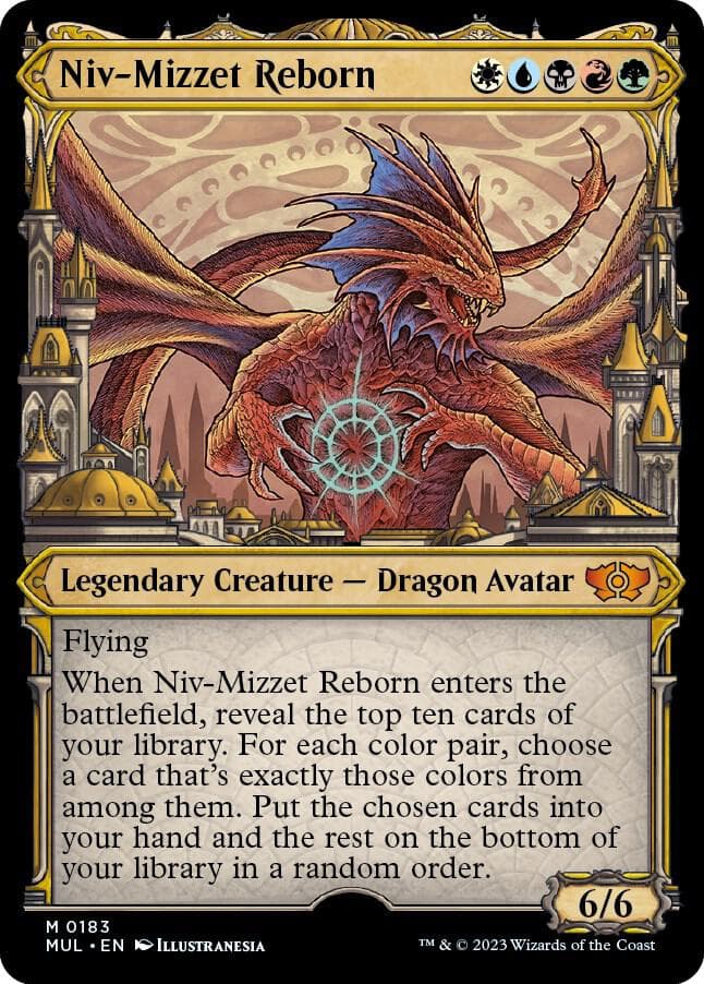 Niv-Mizzet Reborn (Halo Foil)