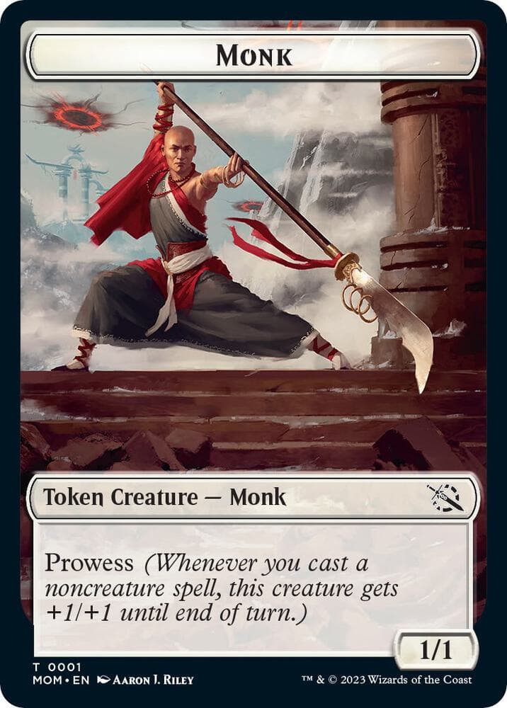 Monk // Spirit (0013) Double-Sided Token